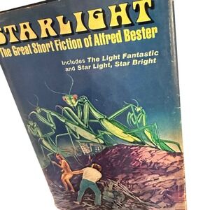 Alfred Bester Starlight‎ Great Short Fiction Hardcover Book 1976 Vintage Sci-Fi